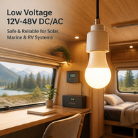 Ampoule LED A60 basse tension 12V 24V 48V DC AC 7W 9W 12W E27 E26 B22, ampoule à intensité variable pour éclairage intérieur