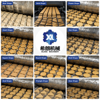 Ligne de production automatique professionnelle de biscuits, craquelins, bâtonnets, galettes rondes et carrées, et de galettes d'avoine aux pommes de terre Oreo