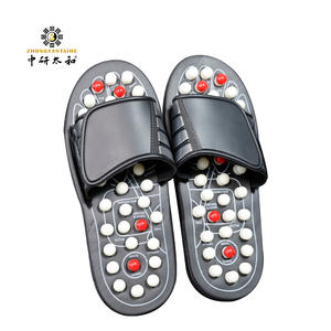 Zapatillas de masaje para terapia de acupuntura, calzado masajeador para el cuidado de los pies, reflexología activadora de acupuntura, sandalia - Product Image 1