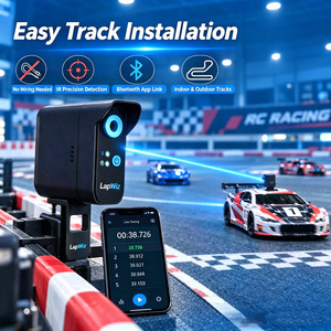 Интеллектуальная система измерения <span class=keywords><strong>времени</strong></span> для гонок SKYRC LapWiz RT004 с инфракрасным счетчиком кругов и транспондером T01 для радиоуправляемых гоночных машин 1/10, 1/8, Mini-Z. - Product Image 4