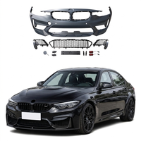 Bumper Depan Lengkap Baru dengan Klip dan Baut untuk Upgrade Seri 3 F30/F35 2013-2018, Ubah ke Gaya M3CS