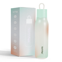 Gobelet à café personnalisé OEM, cadeau promotionnel, double paroi en acier inoxydable, isolé sous vide, anti-fuite, écologique, sans BPA, avec couvercle, 12-24