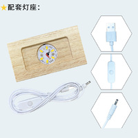 Ornamen resin kayu solid, ikan kelelawar, ikan setan, suasana laut, lampu malam, hadiah kreatif Natal lintas batas
