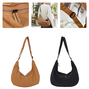 Nylon Suitable for Women Crossbody <strong>Bag</strong> Leisure Fashion Shoulder <strong>Bag</strong> Dumpling-shaped Crossbody <strong>Bag</strong> for Yoga Shopping <strong>Waterproof</strong> - Product Image 1