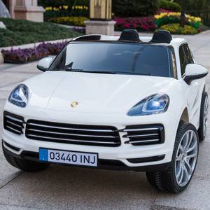 سيارة بورش كايين مرخصة 12 فولت جديدة بجهاز تحكم عن بعد بمقعدين سيارة كهربائية كبيرة للأطفال من عمر <span class=keywords><strong>2</strong></span>-7 سنوات - Product Image 5