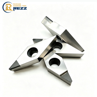 Plaquettes PCD pour outils de tournage CNC, plaquettes diamantées pour centre d'usinage aluminium, plaquettes de tournage VCGT, plaquettes de tournage PCD