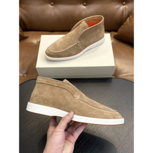 Nouveaux Mocassins d'été décontractés pour hommes, haut de gamme, en velours uni, respirants, antidérapants, à enfiler, pour le marché international - Product Image 3