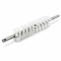 Brosse à rouleau spirale sur mesure avec noyau en acier inoxydable, filaments PA PP PPT, poils de 10 à 80 mm, brosse à rouleau industrielle