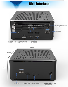 Hystou Mini PC de escritorio portátil para juegos con Intel Core I9 9880H <span class=keywords><strong>CPU</strong></span> <span class=keywords><strong>DDR4</strong></span> Android Octa Core Procesador Nuevo producto-Enchufe de EE. UU. - Product Image 3