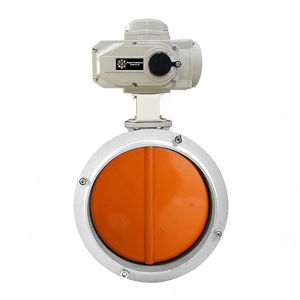 10inch 24VDC Single Double Flange Ss304 Polyurethane Aluminum Cast Iron <b>Dust</b> <b>Powder</b> Vfs ED26 10inch 24VDC Single Double - Product Image 2