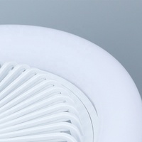 Kit de ventilateur de plafond intérieur avec lumière LED, moteur AC, 3 vitesses, douille E27, 30W, dimmable, 3 couleurs réglables, lampe ventilateur pour chambre à coucher