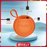 Kotak Musik Stereo Nirkabel Mini Portabel Berkualitas Tinggi Warna-warni Lampu LED RGB Speaker Mengambang