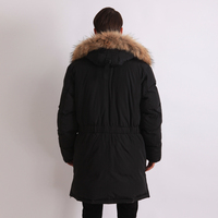 Veste d'hiver épaisse unie pour homme, décontractée, respirante, imperméable, grande taille, avec capuche, pour l'automne au Canada