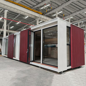 新设计现代豪华可拆卸集装箱房移动别墅办公室彩色钢板酒店公寓游客 - Product Image 1