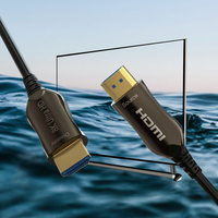Câble HDMI Optique Actif 8K en Gros, 48 Gbit/s Haute Vitesse, 8K60Hz, EARC, Longue Portée, Coque en Alliage de Zinc, Gaine TPE pour TV