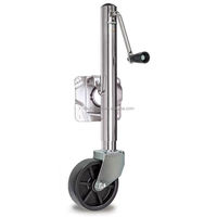 DAYTOP 6 pouces nouveau cric de remorque avec roue en caoutchouc de capacité de 12000 lb pour caravane et remorque de bateau pièces et accessoires de qualité supérieure