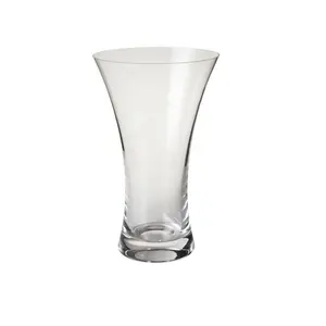 Vase évasé et transparent pour trompette, décoration d'intérieur, en verre, vente en gros