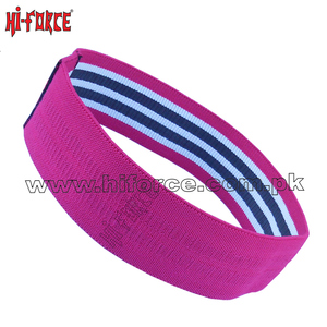 Lot de 3 bandes de résistance antidérapantes en tissu pour fessiers, squats, cuisses, exercices - Product Image 3