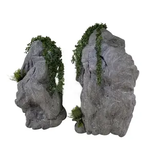 Paisaje Artificial para Exteriores, Patio de Villa, Rocódromo Grande, Decoración de Paisaje para Hoteles y Restaurantes, Rocódromo con <span class=keywords><strong>Piscina</strong></span> de Agua - Product Image 1