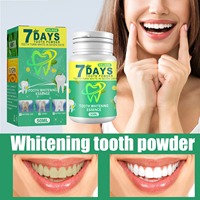 Poudre blanchissante pour les dents à usage domestique, professionnelle, 100% naturelle, saveur menthe, soin buccal, élimine les taches dentaires et la mauvaise haleine, blanchiment des dents en 7 jours