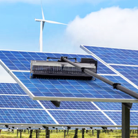 Robot de Nettoyage Solaire pour Lave-Panneaux Kit Complet Solution 2 Système Commercial Automatique Robot de Nettoyage Solaire