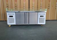 Estación de Hielo Comercial de Acero Inoxidable para Catering, Exhibidor para Preparación de Ensaladas y Postres en Buffet