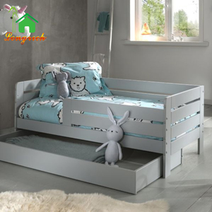 Cuna de bebé moderna, cama plegable de madera para niños de 0 a 3 años, nuevos diseños de cuna para bebés - Product Image 4