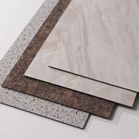 Panneau de façade composite aluminium marbre/granit moderne pour hôtels et immeubles d'appartements, ignifuge et écologique