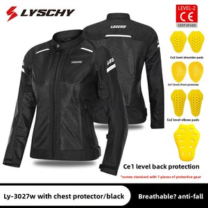 Combinaison de <span class=keywords><strong>moto</strong></span> pour <span class=keywords><strong>femme</strong></span>, toutes saisons, résistante à l'usure, coupe-vent, anti-chute, équipement de protection CE2, coupe ajustée, été - Product Image 6