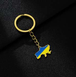 메릴랜드 골든 드롭스 오일 펜던트 키체인 액세서리 장식 민족 스타일 다용도 스테인리스 스틸 액세서리 - Product Image 3