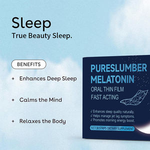 Prix de gros usine : Complément alimentaire en film buccal à dissolution rapide pour le sommeil, apaise l'esprit et favorise le sommeil. - Product Image 5