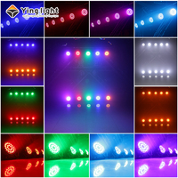 Luz LED Slim Par de Alta Luminosidad 24*15W, 8 Canales, DMX512 Master-Slave, para Escenarios, Bodas, Discotecas, Luces de Fiesta
