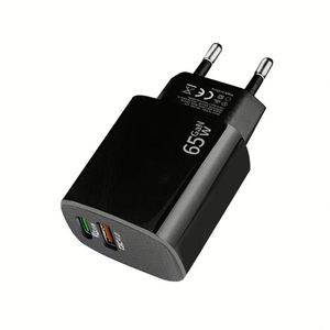US/EU <b>Plug</b> 65W USB C Charger PD Type C <b>Fast</b> <b>Charging</b> Wall Adapter Quick Charge 4.0 Phone <b>Charging</b> Universal Device - Product Image 2