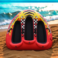 Vente flash : Tube gonflable personnalisé en PVC pour sports nautiques, 2 personnes, pour la mer, le lac, le wakeboard et les divertissements