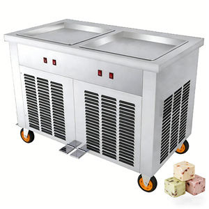 Machine à rouleaux de crème glacée commerciale, fréquence 50Hz, optimisée pour l'alimentation électrique locale, qualité commerciale, longue durée de vie, fabrication industrielle - Product Image 4