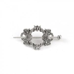 Barrettes à cheveux celtiques vikings, épingles à cheveux vintage avec nœuds celtiques, bâtonnets à cheveux rétro en alliage d'argent, bijoux de cheveux en métal viking celtique - Product Image 6