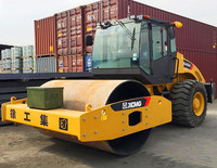 XCMG officiel utilisé XS143J compacteurs de sol de 14 tonnes rouleau compresseur vibrant à tambour unique