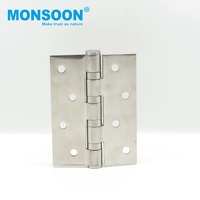 Charnière à ressort cachée à pivot plat en acier inoxydable 304/316, moderne, nickelée, silencieuse, pour portes et fenêtres de maison