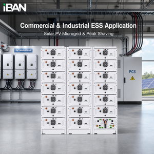 Batterie de stockage d'énergie au lithium personnalisée IBAN SHSIFP716314A haute tension 716V 314Ah montée sur rack, refroidissement naturel, 224,8 kWh - Product Image 5