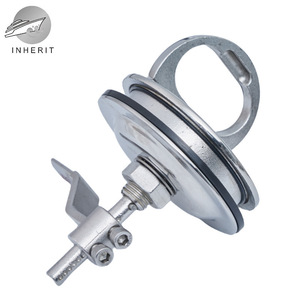 Verrou de pont Inherit 76 mm en acier inoxydable 316 pour quincaillerie marine avec poignée courbée pour trappe de pont - Product Image 4