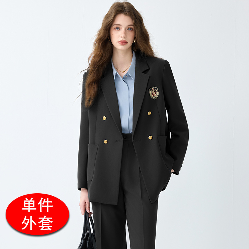 black suit