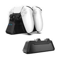 Station de charge double pour manettes de jeu Playstation 5, avec LED, support de bascule, accessoires pour manettes de jeu PS5