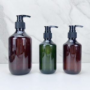 200ml 300ml 400ml 500ml Round Shoulder Boston Lotion <b>Pump</b> <b>Bottle</b> for Liquid Body Wash - Product Image 2