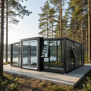 Casa Contenedor Expandible de Doble Ala con Diseño Rústico Impermeable y Resistente a la Corrosión para Almacenamiento de Equipos en Playas y Resorts de Esquí - Product Image 5