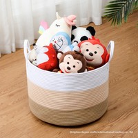 Panier multifonctionnel durable et respectueux de l'environnement pour ranger les vêtements, les jouets et les articles divers.
