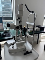 Lampe à fente ophtalmique SL-F5 de qualité supérieure, directement de l'usine, avec éclairage LED pour le diagnostic en clinique ophtalmique