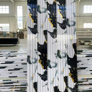 Nứt kháng TV lưới tản nhiệt nền trang trí nội thất <span class=keywords><strong>WPC</strong></span> PVC Gỗ nhựa composite <span class=keywords><strong>WPC</strong></span> rãnh tấm Tường - Product Image 3