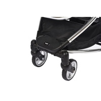 Poussette pour bébé 2 en 1 à pliage facile pour courir avec de grandes roues