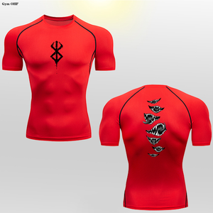 Camiseta Deportiva de Manga Corta para Hombre, Diseño Anime <span class=keywords><strong>Berserk</strong></span> Guts, <span class=keywords><strong>180</strong></span> Gramos, Transpirable, Absorbe la Humedad, para Gimnasio y Fitness - Product Image 5
