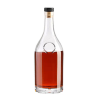 Bouteilles en verre avec bouchon en liège pour vin et spiritueux, 500 ml, 700 ml, 750 ml, pour XO, Tequila, Vodka, Brandy, Whisky (fabricant)